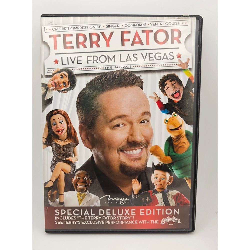 Terry Fator Live From Las Vegas Special Deluxe Edition DVD Comedy Ventriloquist